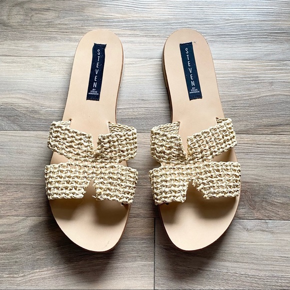 Steve Madden Shoes - NEW Steve Madden Greece Sandals Slides Steven 10